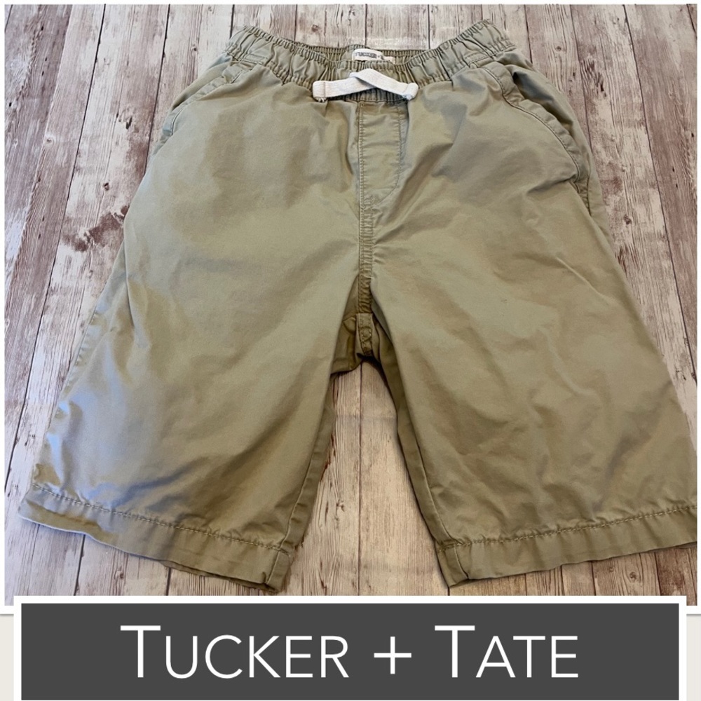 Tucker + Tate Khaki Shorts Elastic Waist